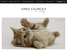 Tablet Screenshot of handekazanova.com